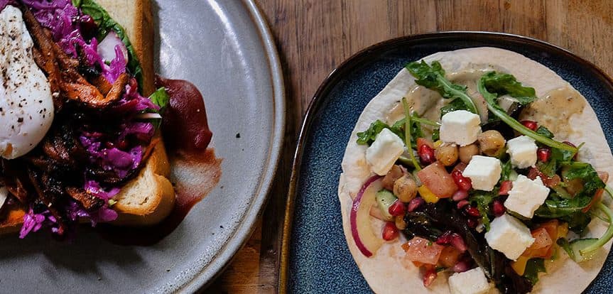 miss Scarlett taco en gyoza gerechten met cocktails